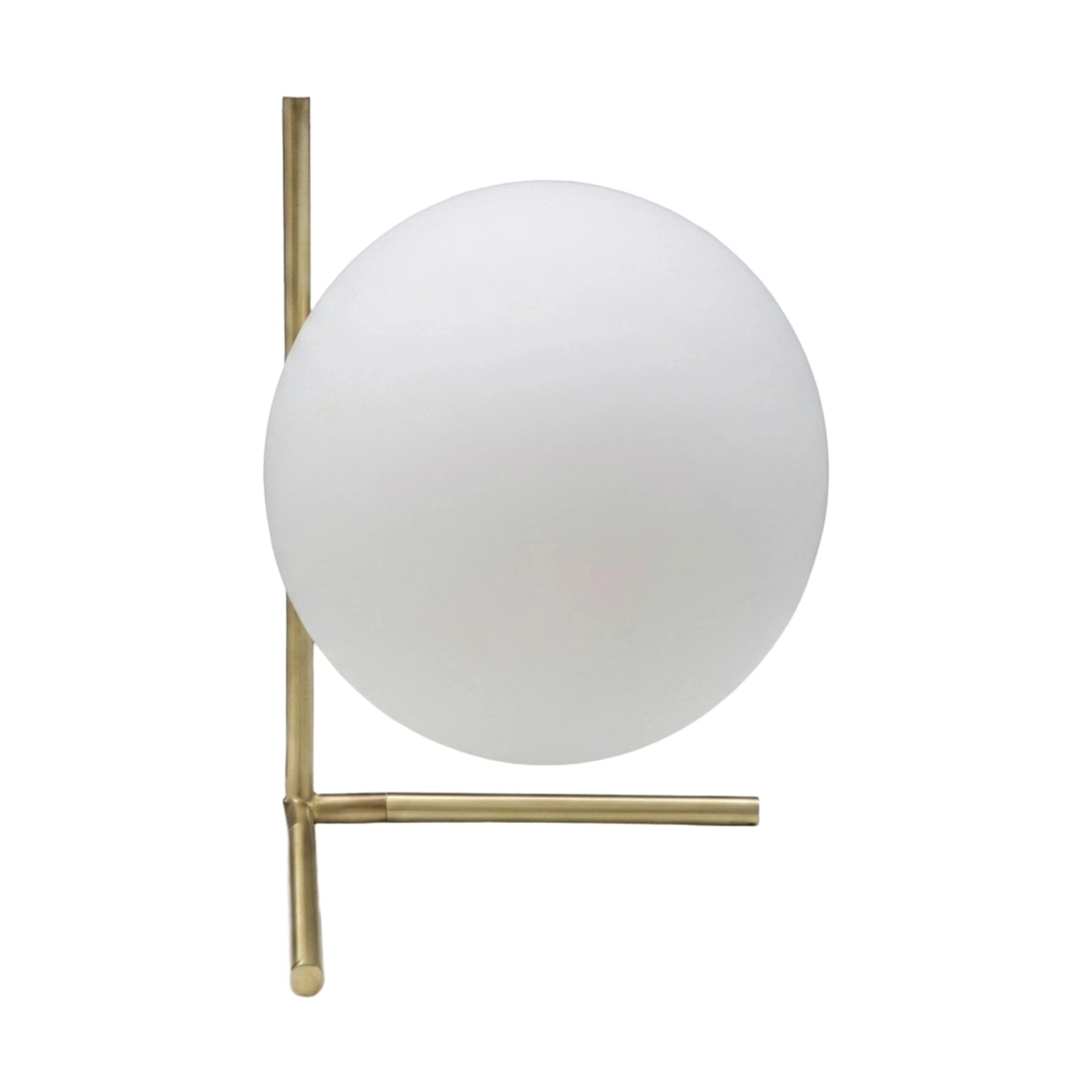 Glamy Low Metal and Vetro Sphere Table Lamp — 5