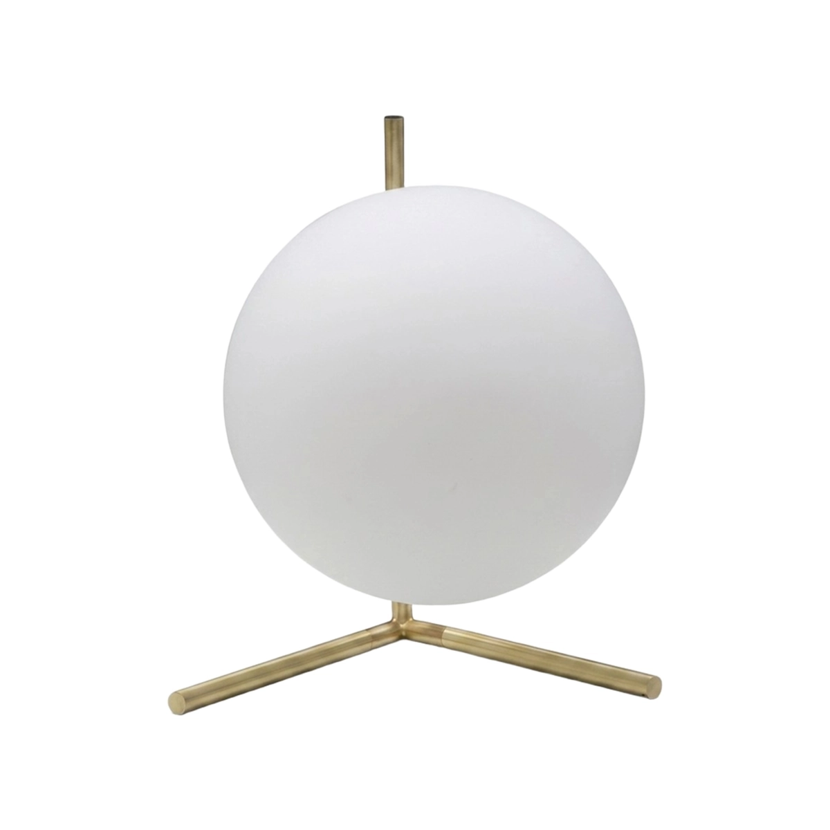 Glamy Low Metal and Vetro Sphere Table Lamp — 6