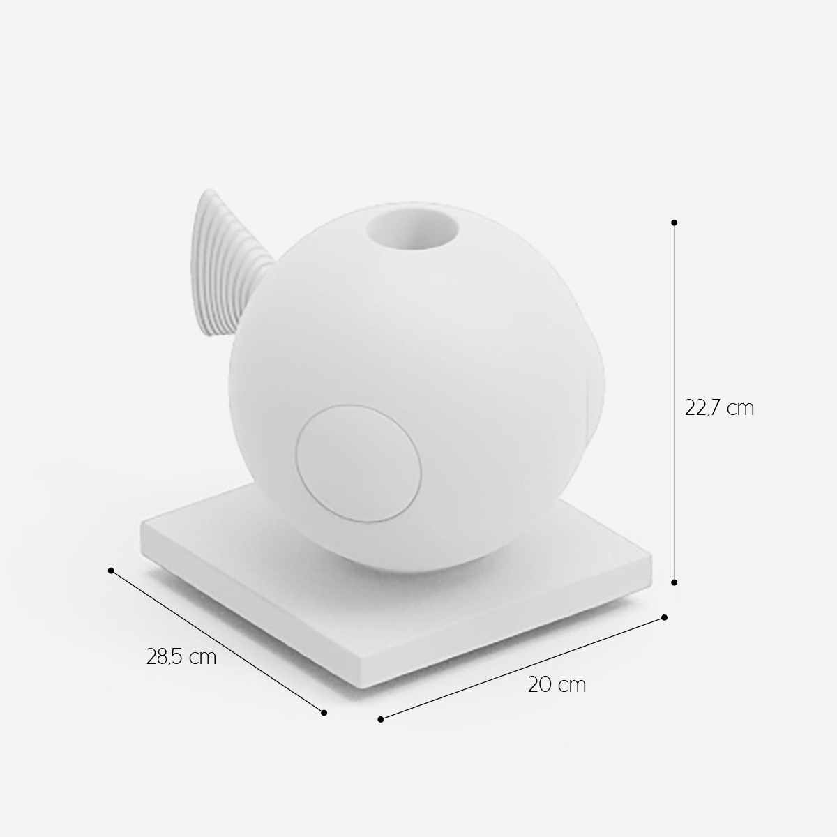 Fugu Rechargeable LED Outdoor Light-Up Planter — 4