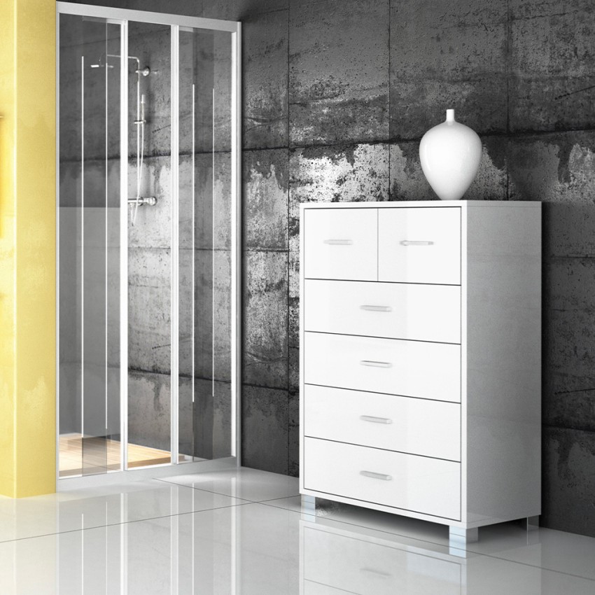 Modern 6 Drawer Chest for Bedroom and Living Room Sarmog Mera — 2