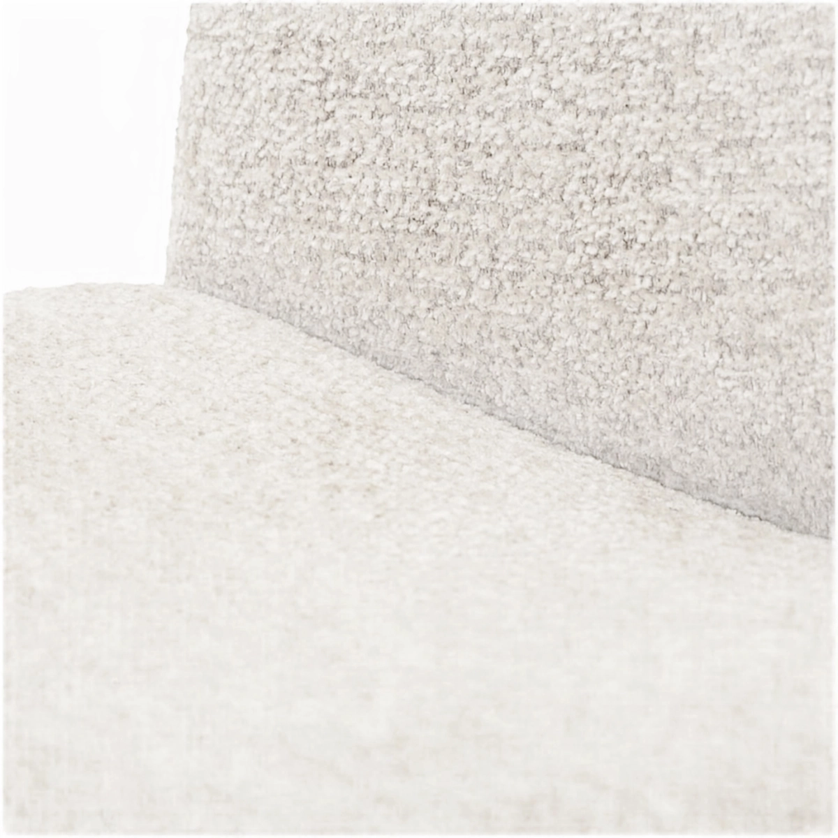 Kyoto Poise Poltrona Japandi Bouclé Accent Armchair — 7