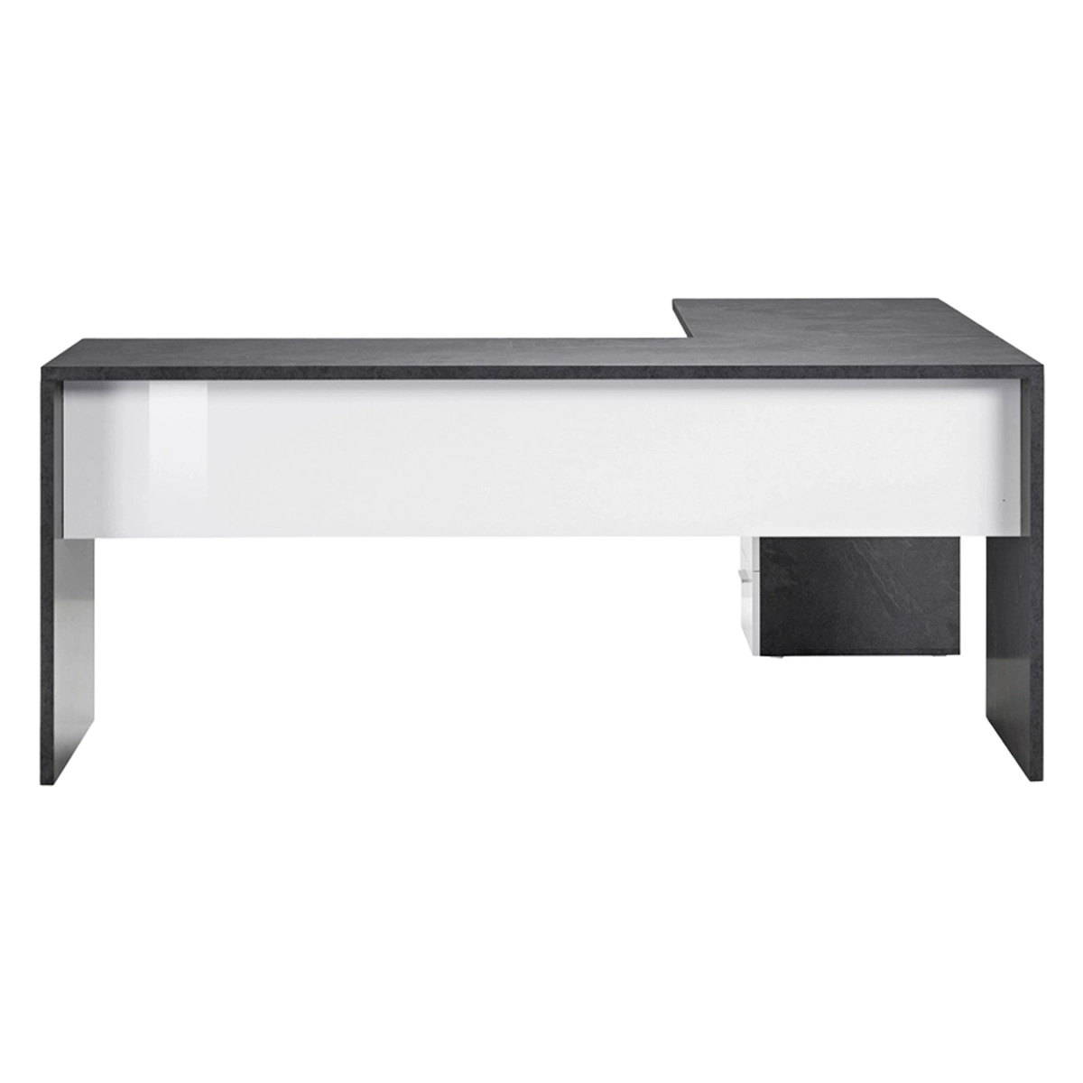 Modern corner desk 180x160 with 3 drawers New Selina Report — 7