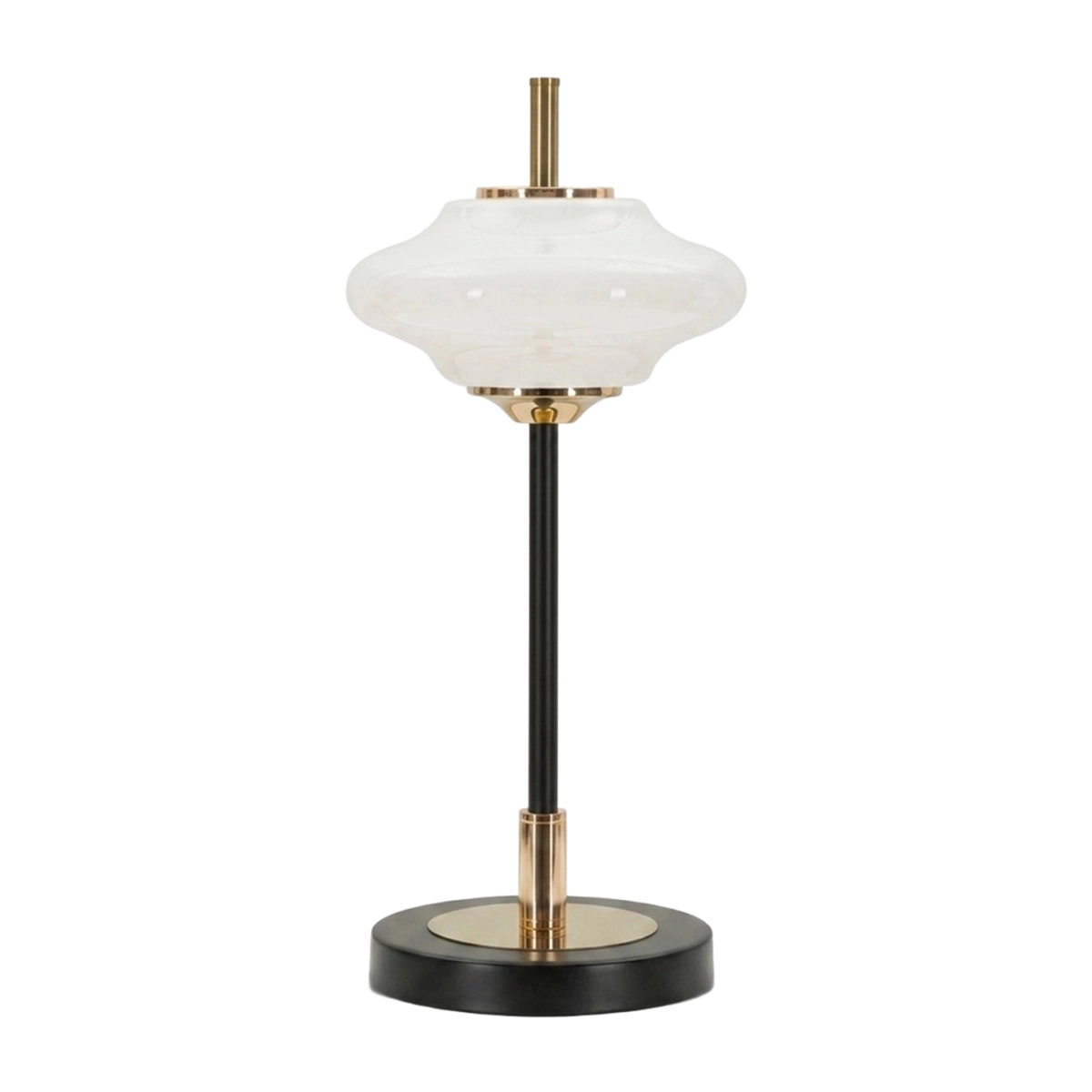 Vintage Table Lamp in Iron and Glass — 1