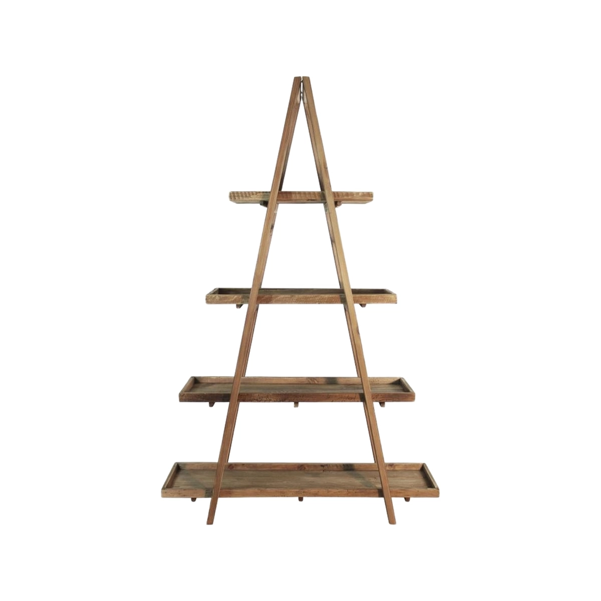Callie Cosma 4 Shelf Living Room Bookcase in Recycled Pine Wood — 3