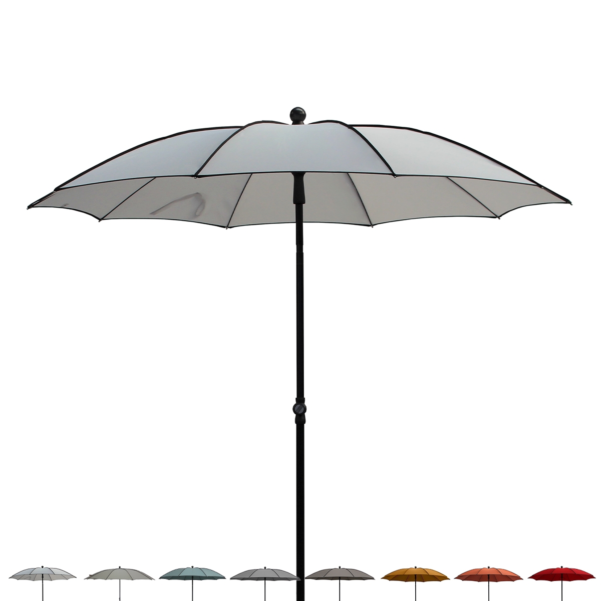 Maffei Border Round Garden Parasol Ø200cm — 1