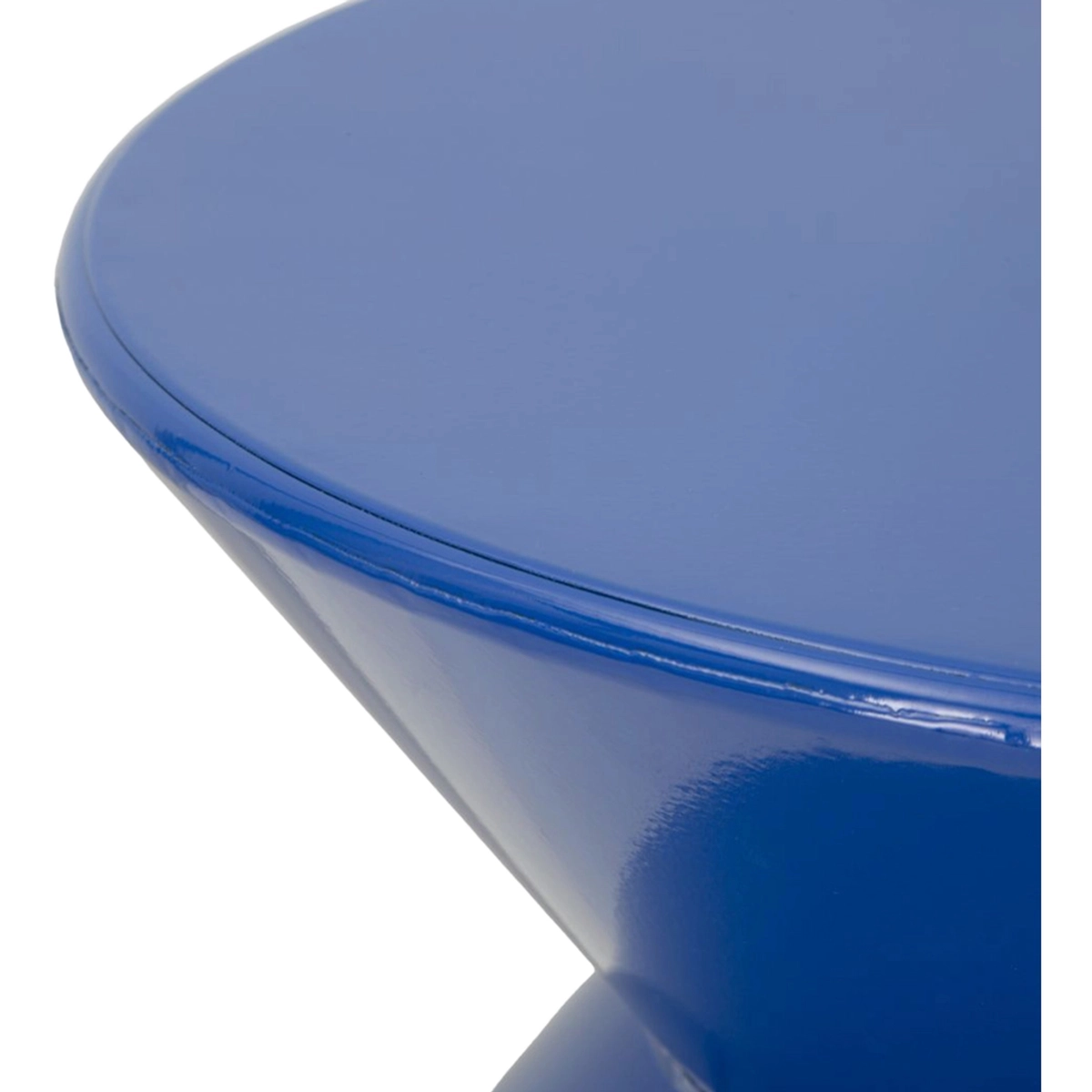 Mauro Ferretti Zag round metal side coffee table — 3