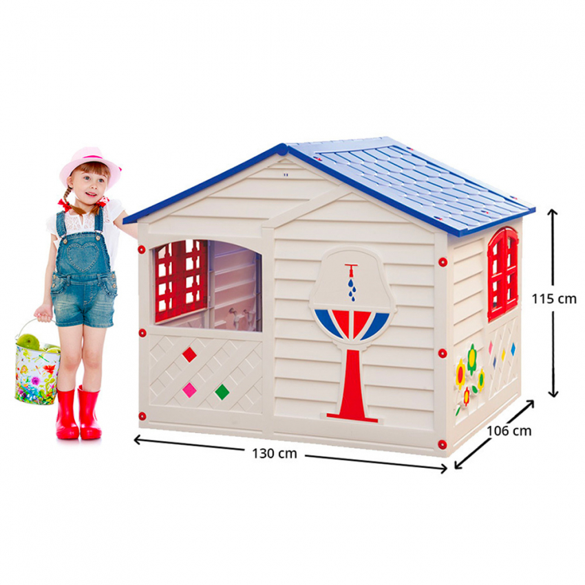 Casa Mia Grand Soleil Kids Garden Plastic Playhouse — 3