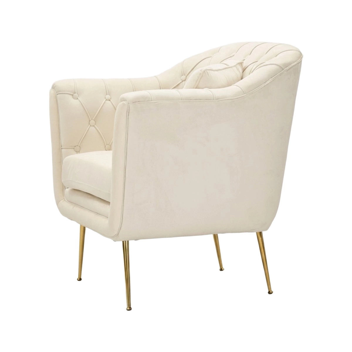 Budapest Upholstered Armchair with Cushion for Living Room — 5