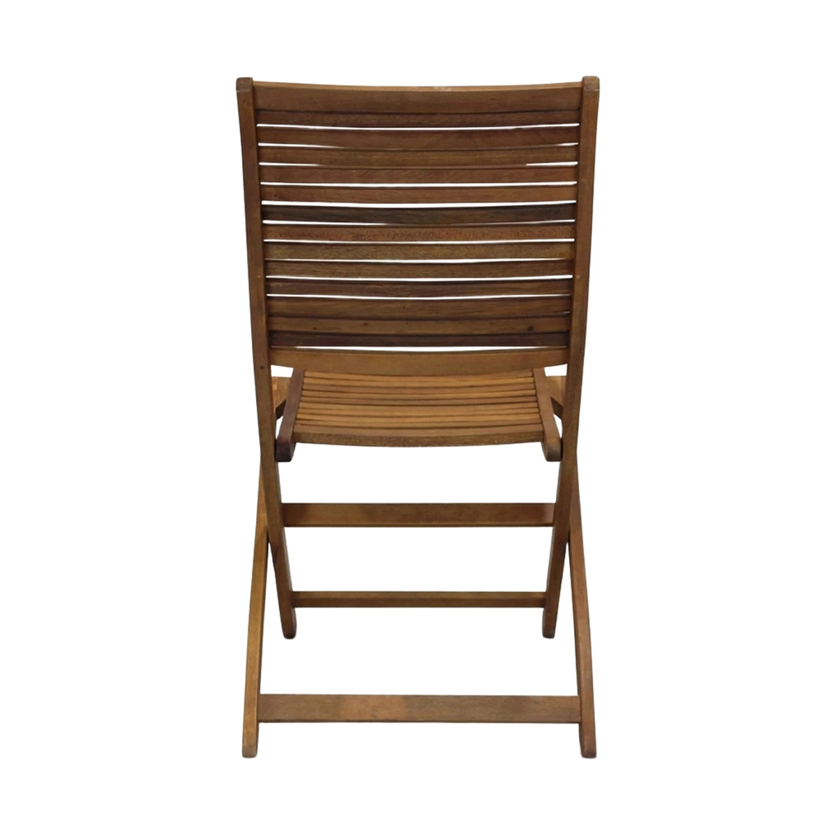 Riviera Folding Garden Chair in Solid Acacia Wood — 4