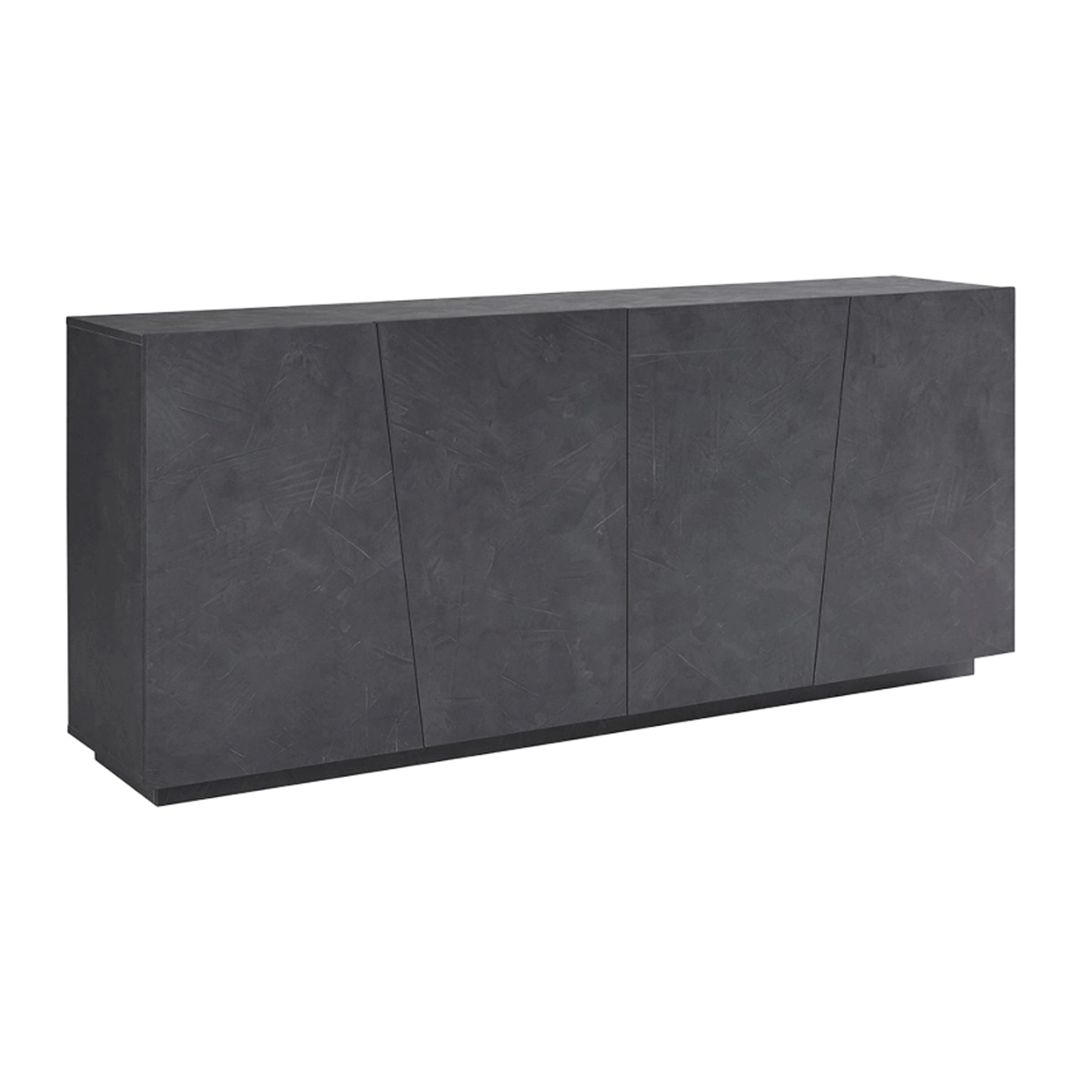200cm Sideboard for Living Room or Kitchen with 4 Doors and 2 Compartments, Slate Grey – Vega Day — 4