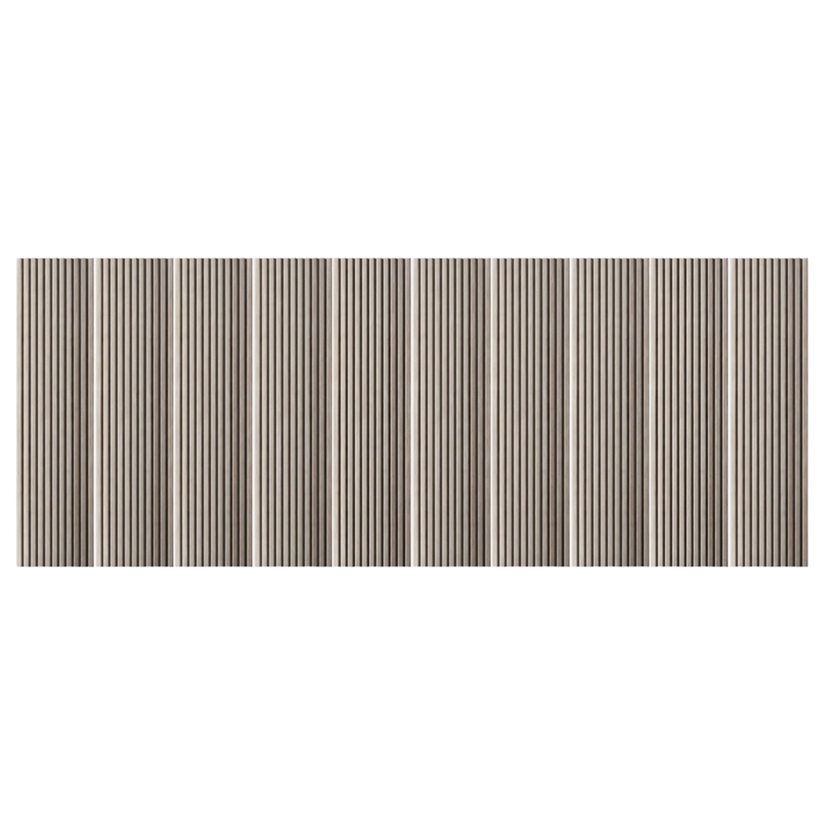 Set of 10 Wood Effect PVC Wall Cladding Panels 120x30 cm — 3
