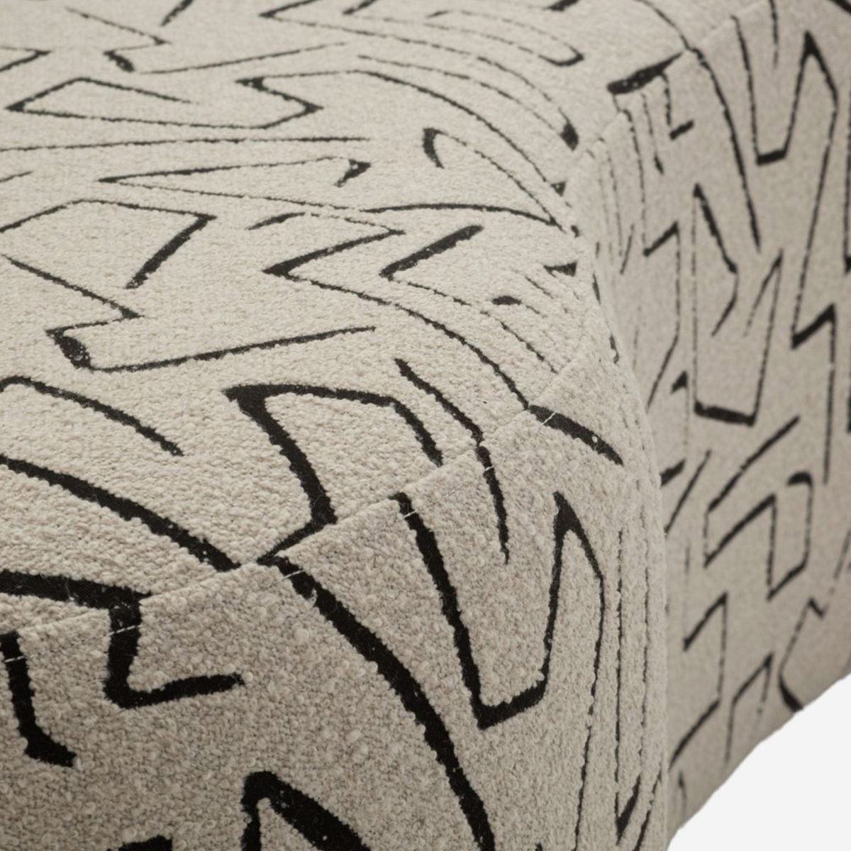 Modern Curved 2-Seater Sofa in Poliestere Nairobi Mauro Ferretti — 5