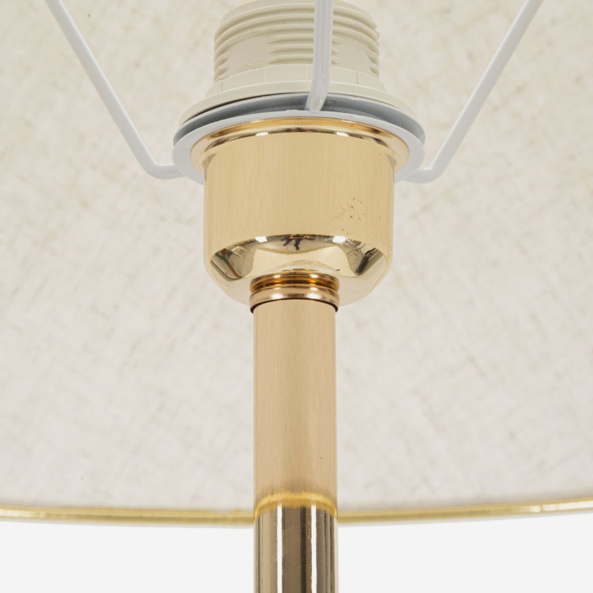 Praga Classic Floor Lamp in Metal and Fabric — 3
