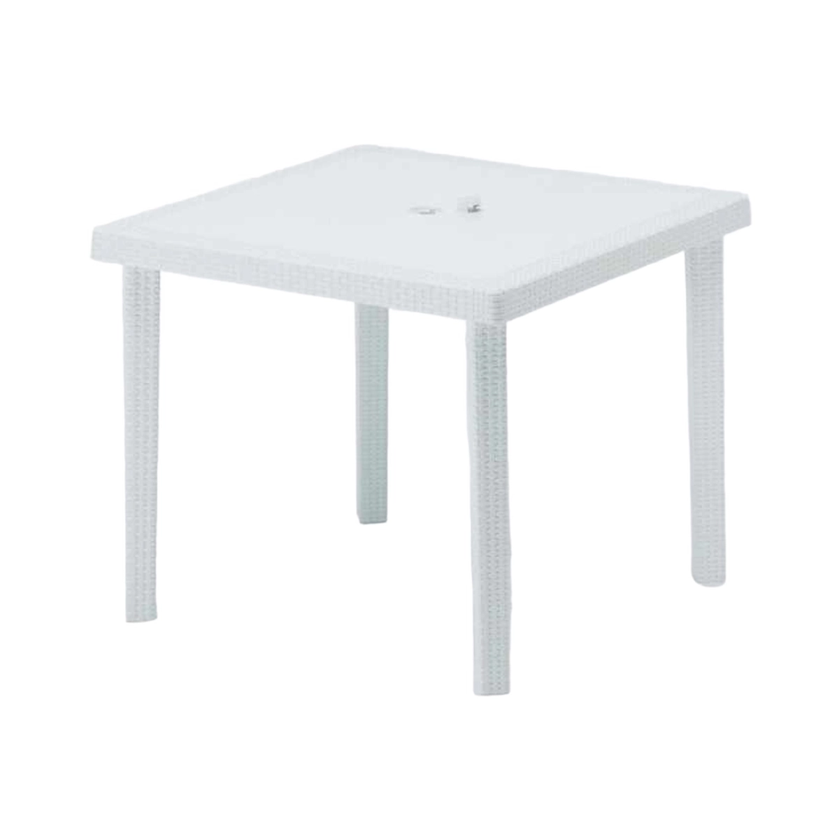 Square Garden Table 90x90 in Polyrattan Grand Soleil Boheme — 1