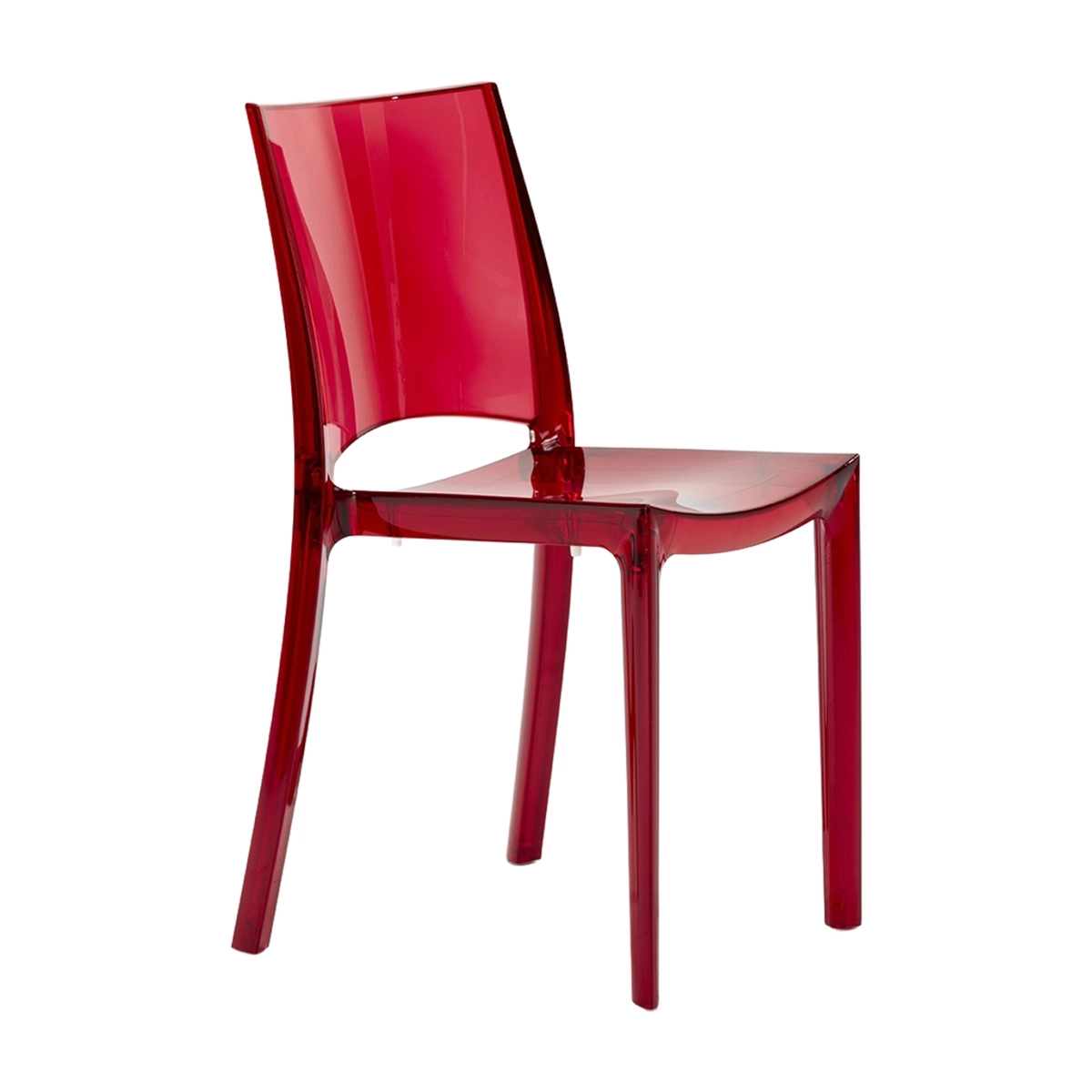 Set of 18 B-Side Grand Soleil Stackable Transparent Chairs — 3