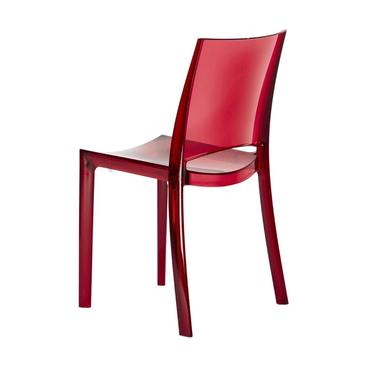 Set of 18 B-Side Grand Soleil Stackable Transparent Chairs — 4