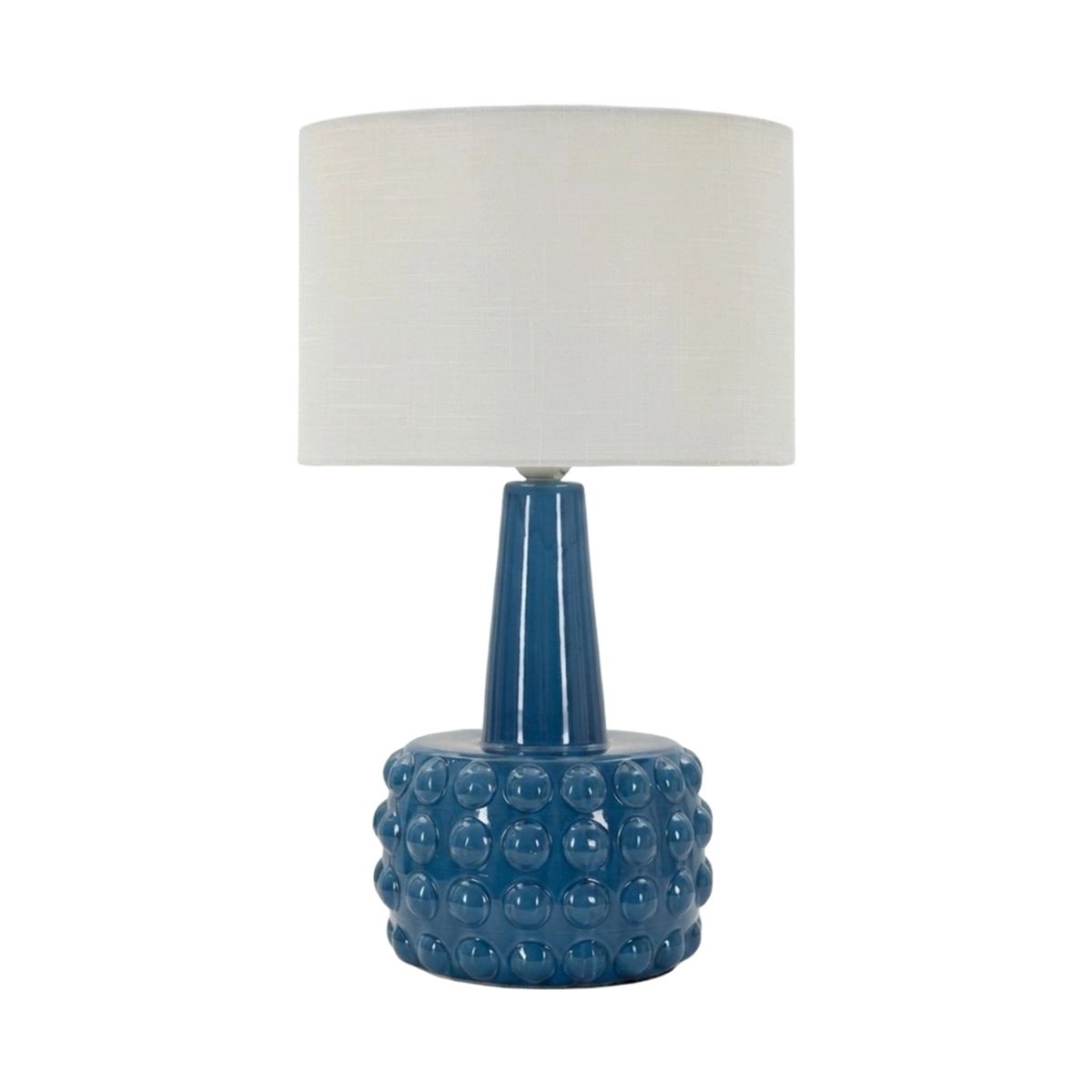 Gress Ceramic Table Lamp with Fabric Shade — 1