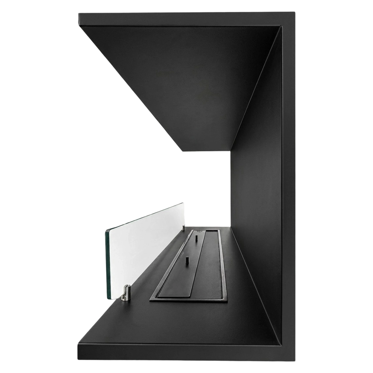 Divina Fire Giove150 Topline 3-Sided Built-in Bioethanol Fireplace — 4