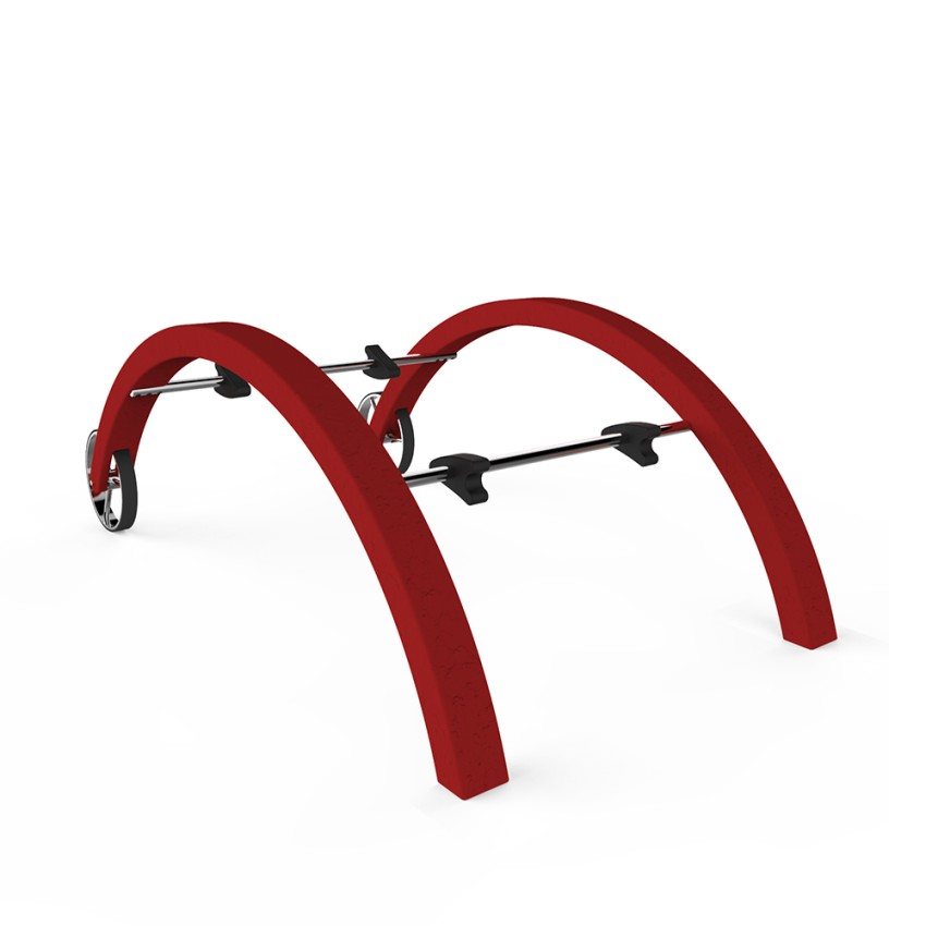 Arkema Design S910 base with wheels and armrests for Serendipity lounger — 4