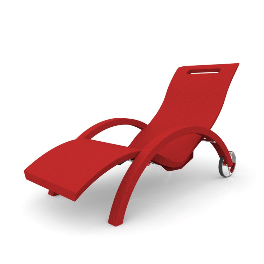 Arkema Design S910 base with wheels and armrests for Serendipity lounger — 5