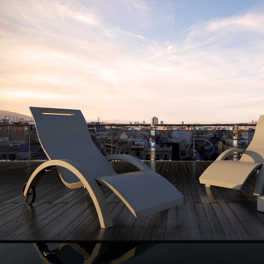 Arkema Design S910 base with wheels and armrests for Serendipity lounger — 6