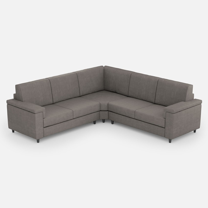 Modern 5-Seater Corner Fabric Sofa 226x226 cm Marrak 12AG — 3