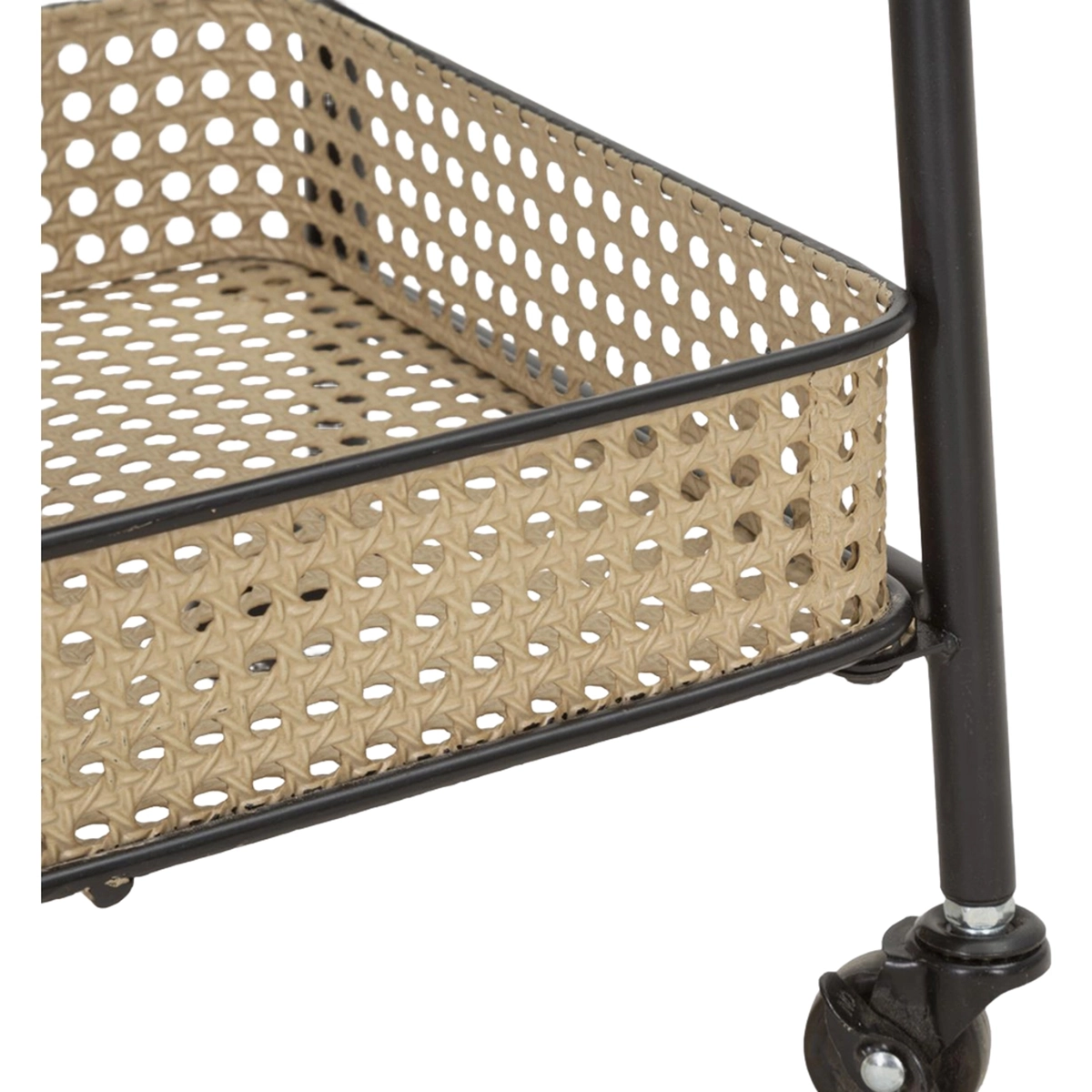 Fuji 3-Tier Metal Serving Trolley with Wheels — 6