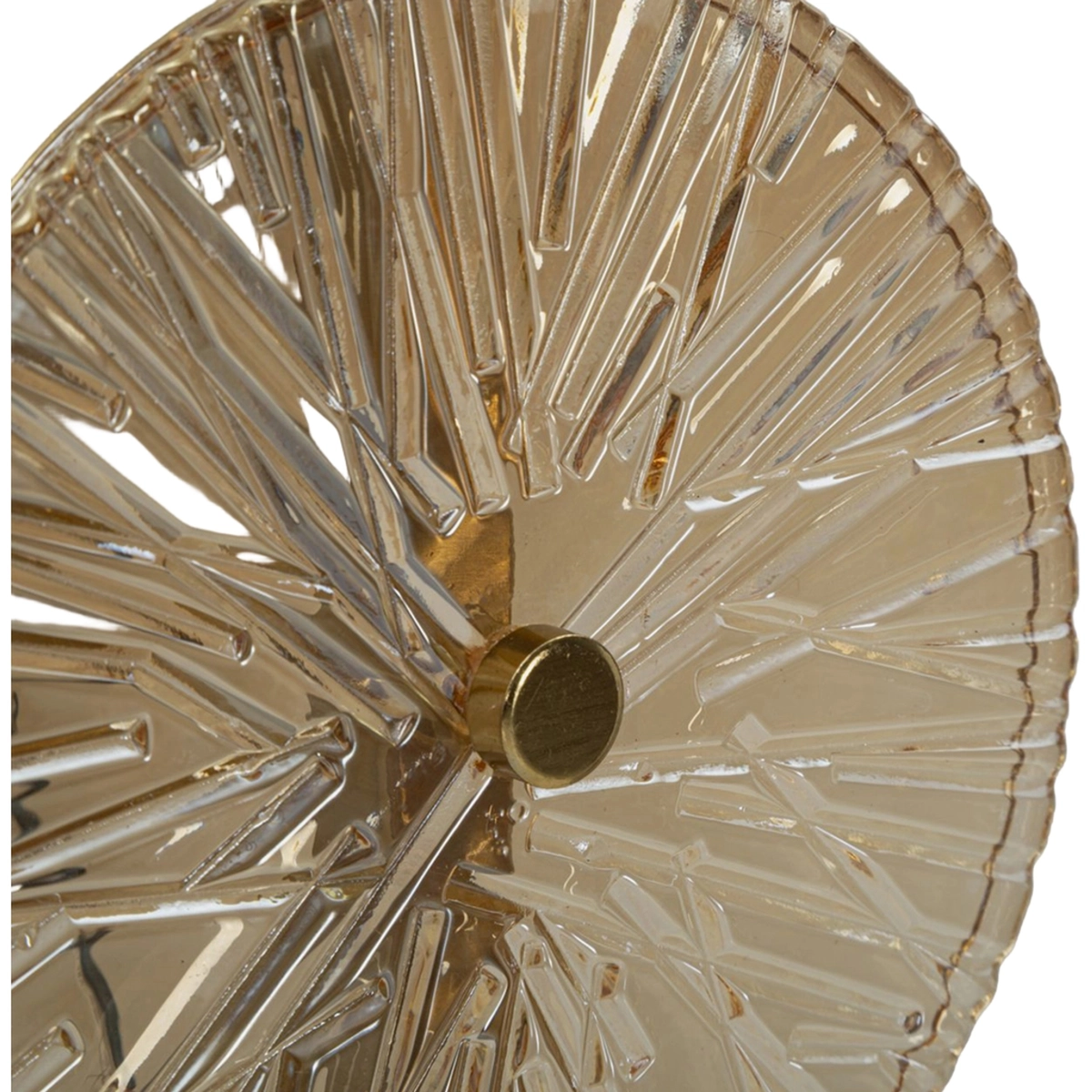 Sunrise Wall Lamp in Iron and Textured Vetro Mauro Ferretti — 5