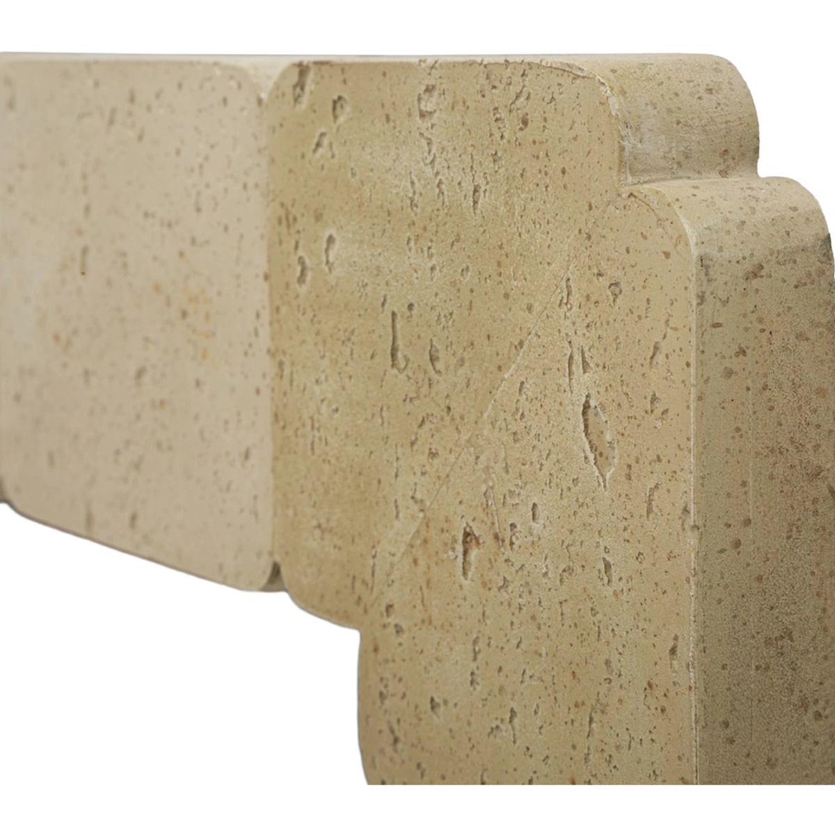 Square Wall Mirror with Stone Effect 90x90 cm Stone Mosaic — 5