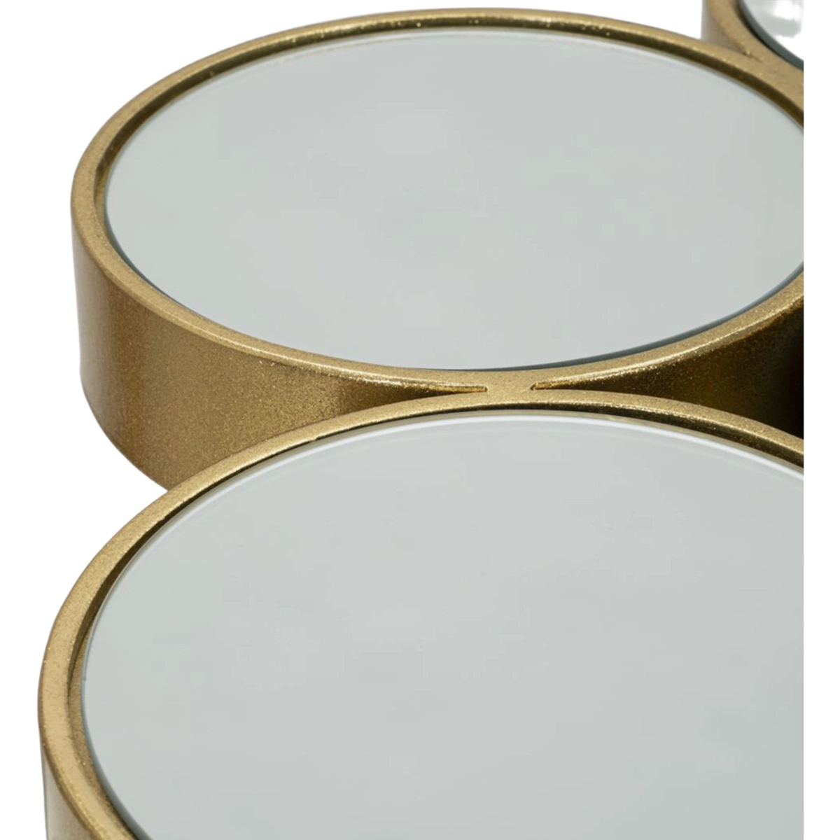 Buttle Coffee Table in Metallo and Mirrored Glass Mauro Ferretti — 4