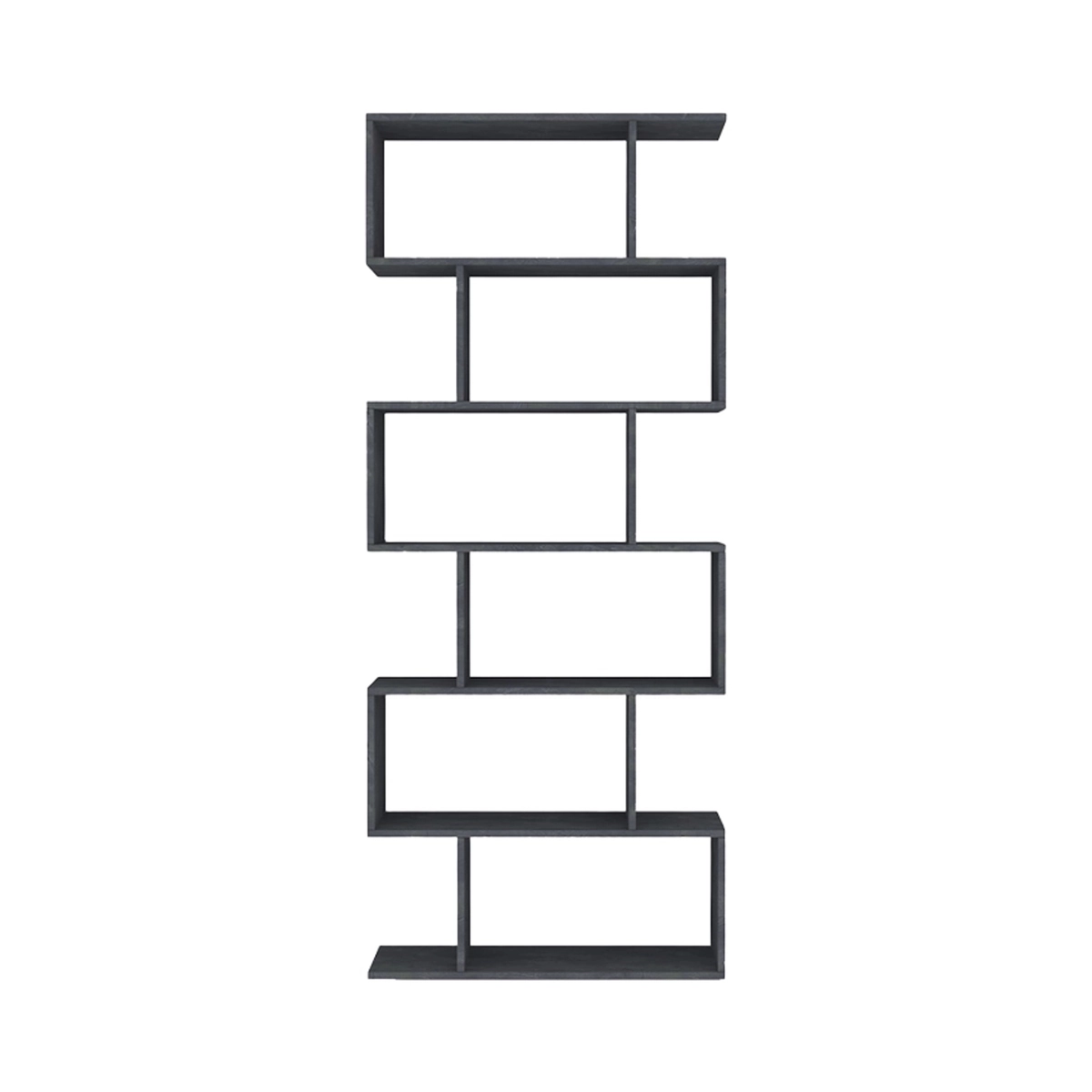 Calli Ardesia Vertical Bookshelf, 6 Shelves, Modern Design for Home or Office — 4