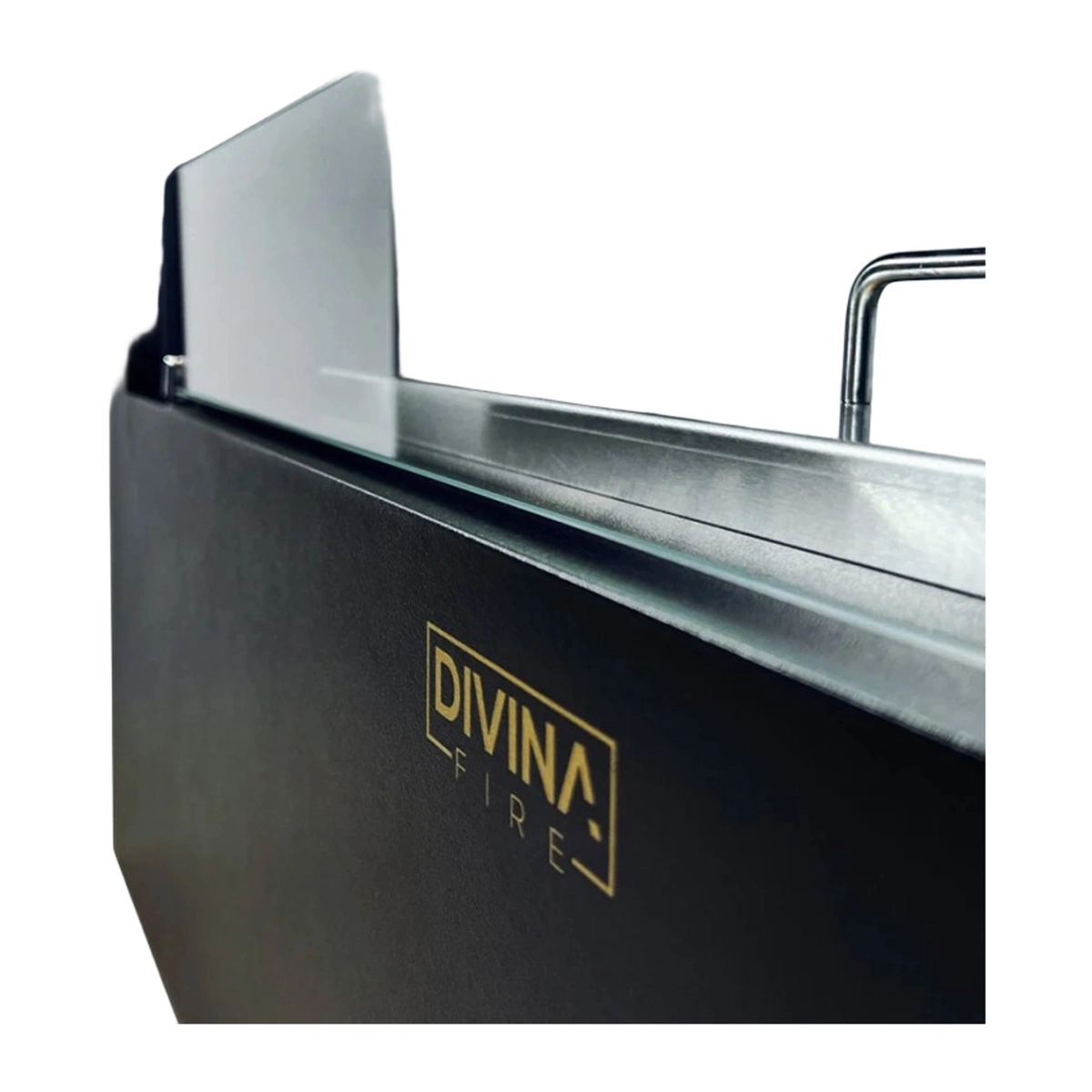 Modern Freestanding Bioethanol Fireplace 100x30x70cm Divina Fire Giotto S — 7