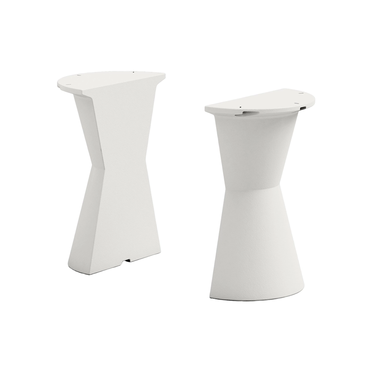 Dot Set of 2 Modern Polyethylene Half Bar Tables by LYXO — 1