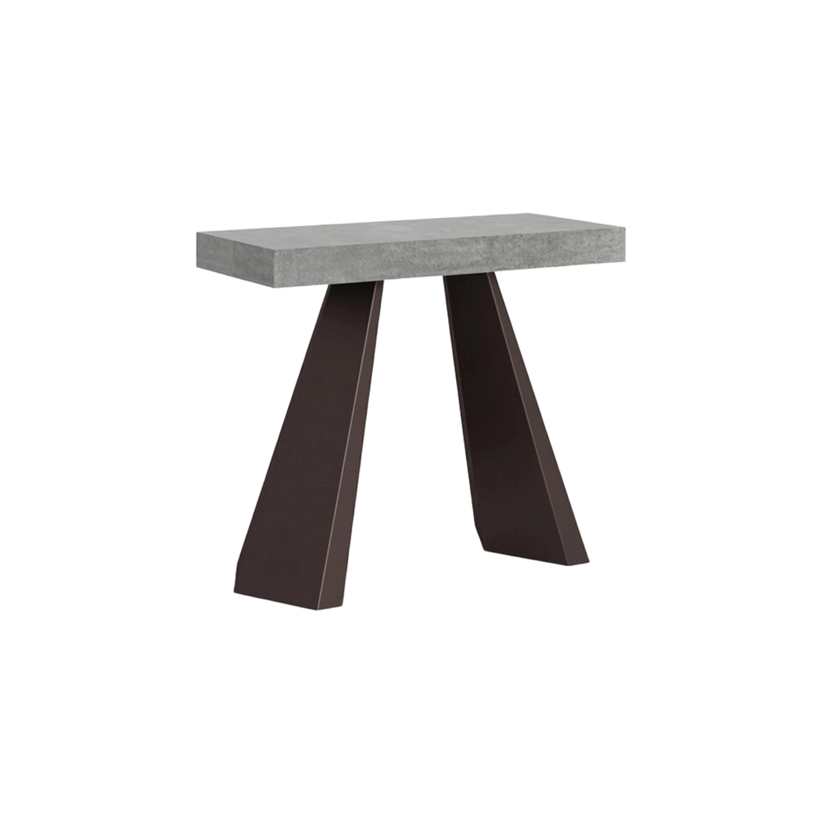 Extendable console table 90x40-196cm grey Itamoby Diamante Small Concrete — 1