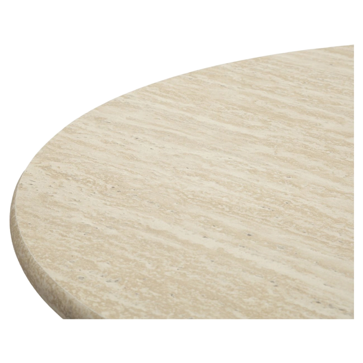 Alaska Round High Bar Table in MDF and Iron — 4