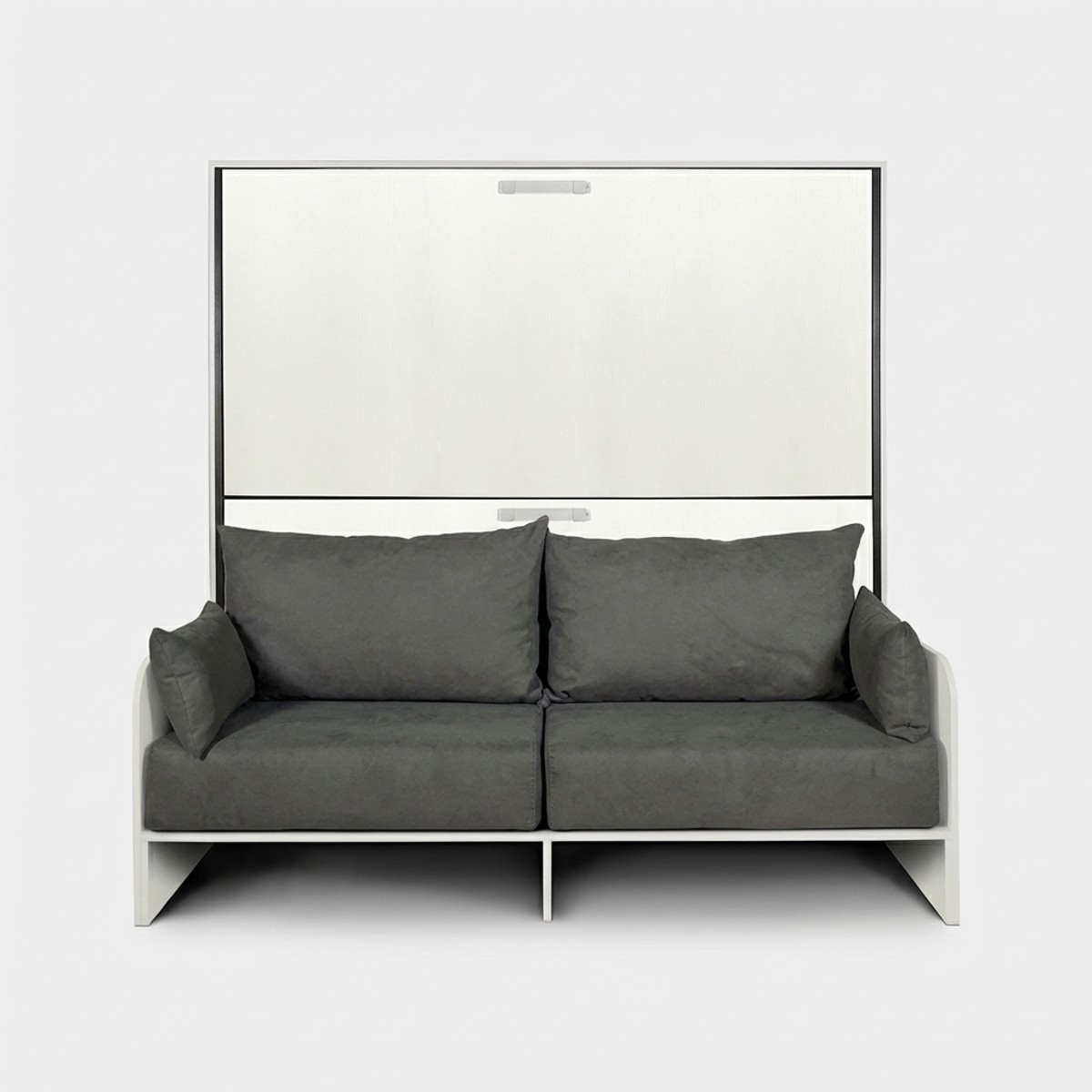White Murphy Bunk Bed with Sofa Kando Sofà Itamoby — 3