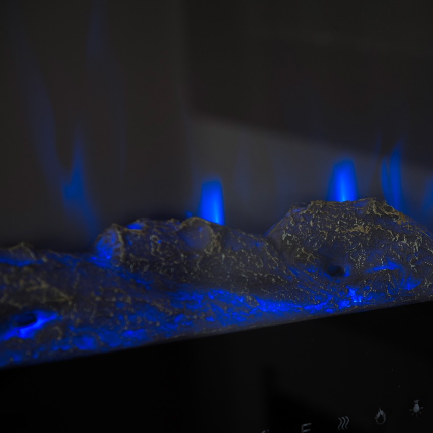 Recessed Wall Electric Fireplace Chicago Divina Fire LED 1500W — 4