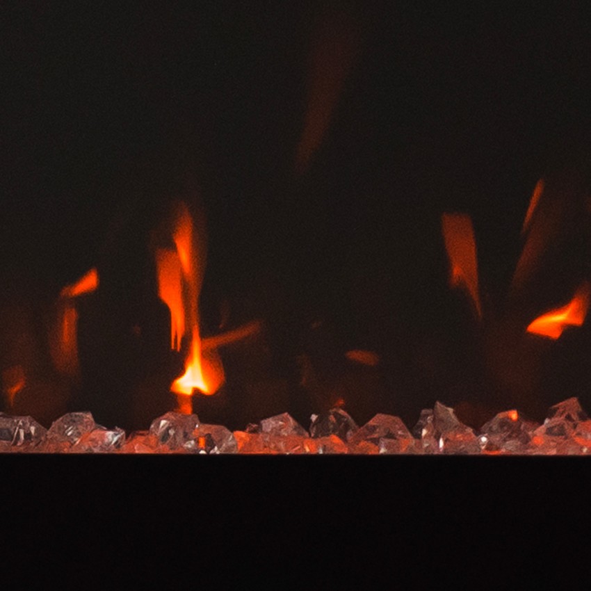Recessed Wall Electric Fireplace Chicago Divina Fire LED 1500W — 11