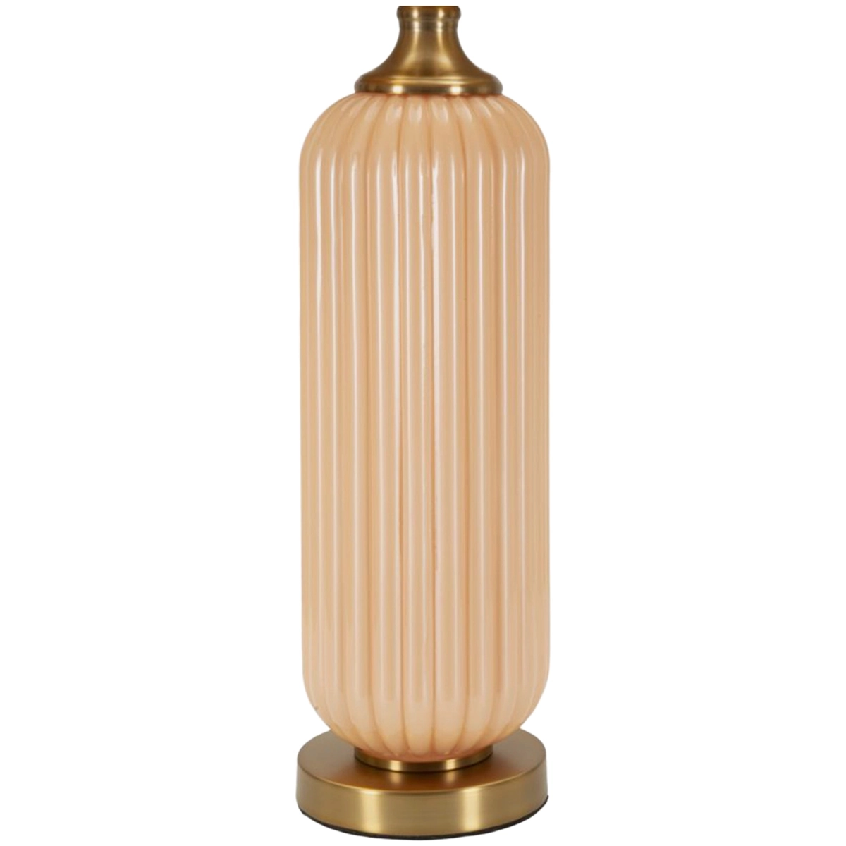 Perly C Glass and Fabric Table Lamp — 6