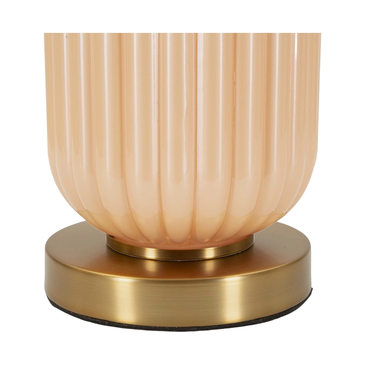 Perly C Glass and Fabric Table Lamp — 5