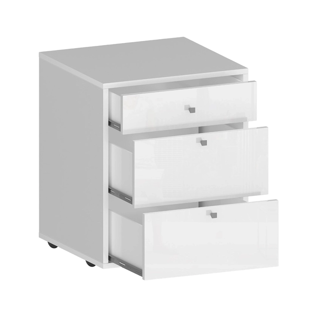 Paul 3 Drawer Under Desk Mobile Pedestal Cabinet 47x45x61 cm Web Furniture — 5