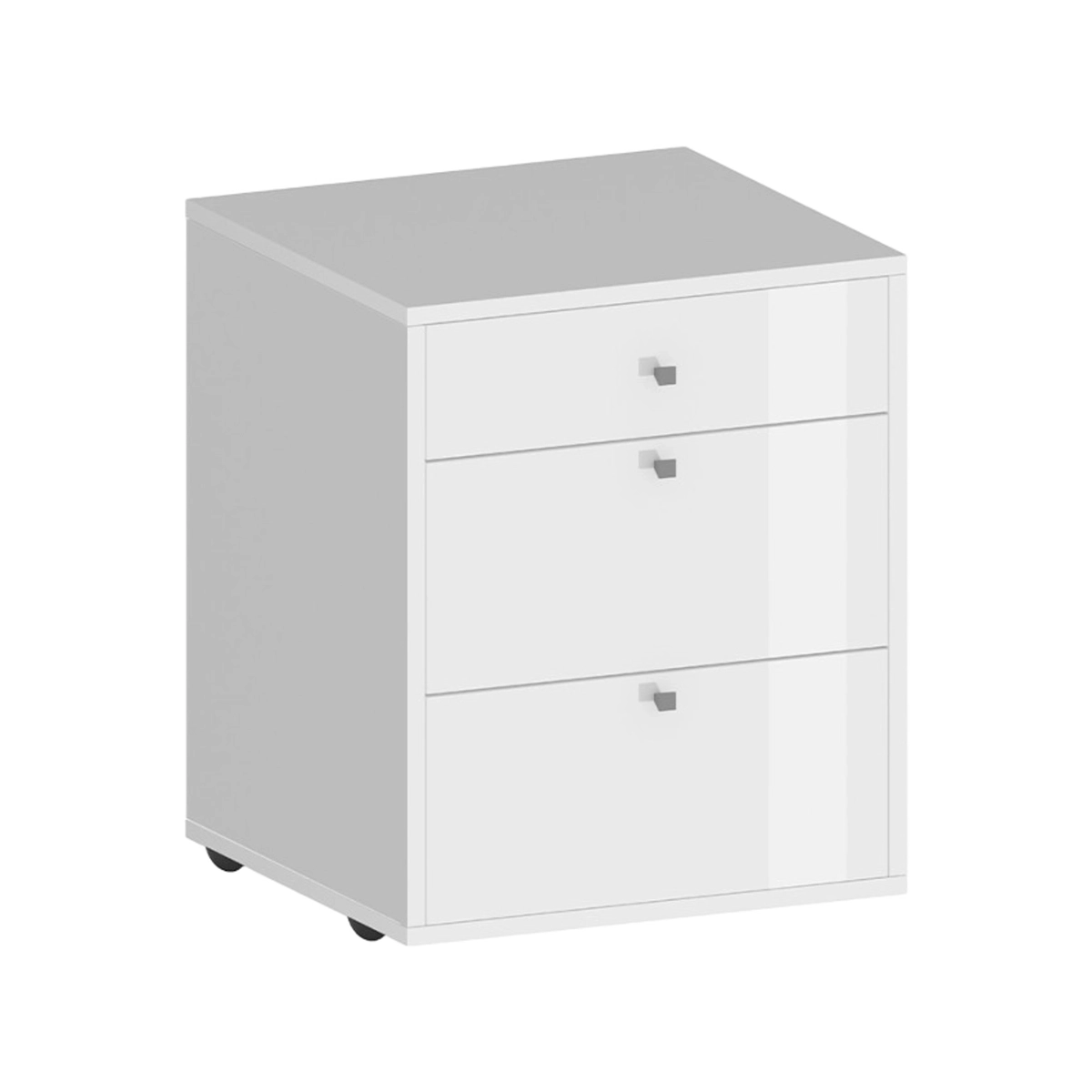 Paul 3 Drawer Under Desk Mobile Pedestal Cabinet 47x45x61 cm Web Furniture — 1