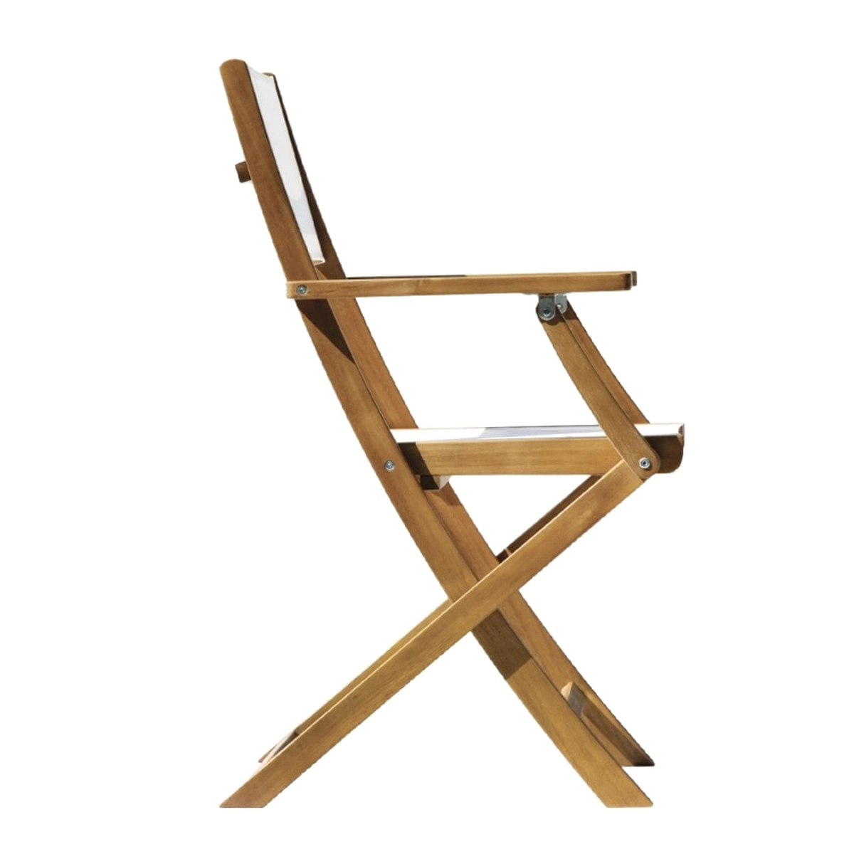 Tupai Kedels Director Folding Wooden Garden Chair with Armrests — 2