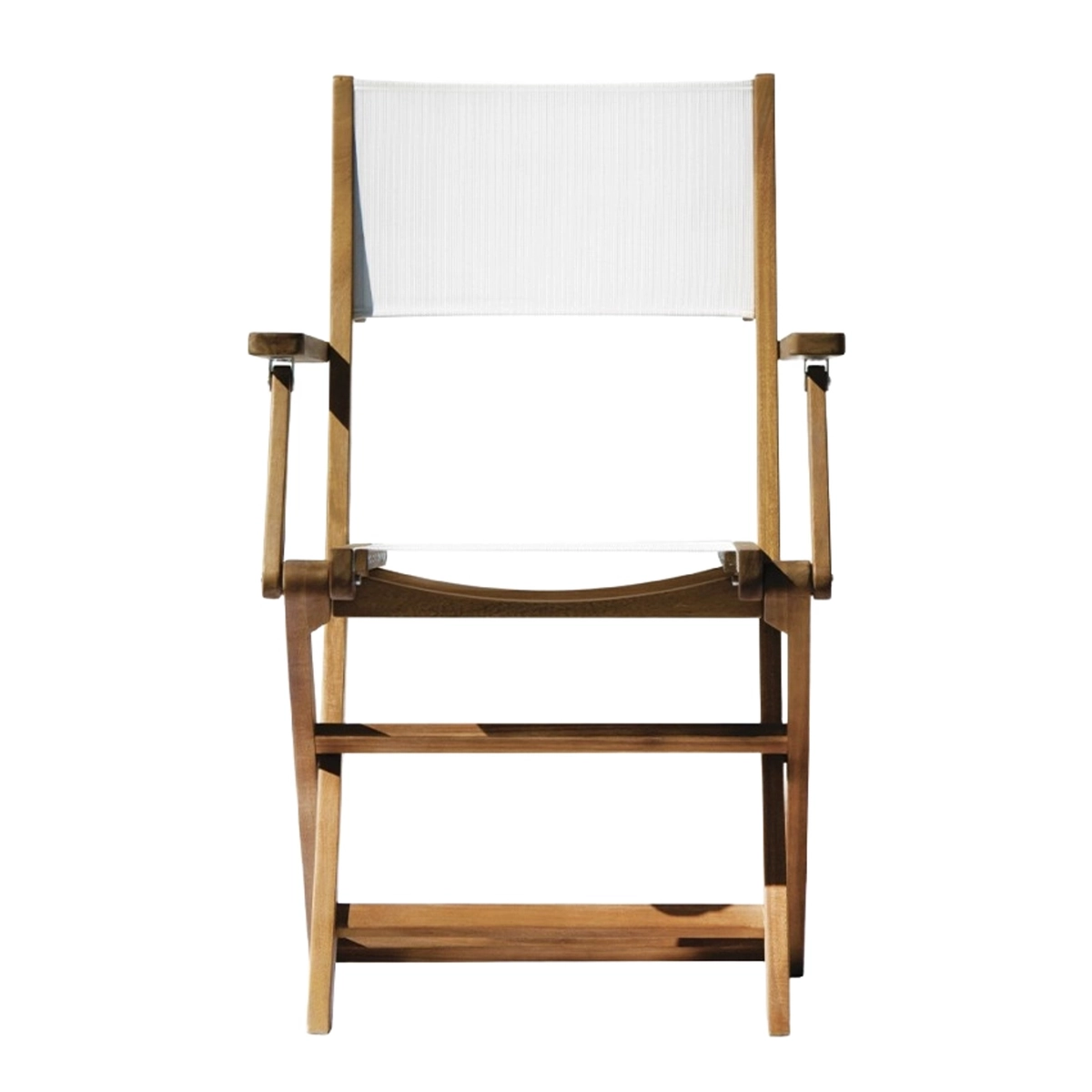 Tupai Kedels Director Folding Wooden Garden Chair with Armrests — 3