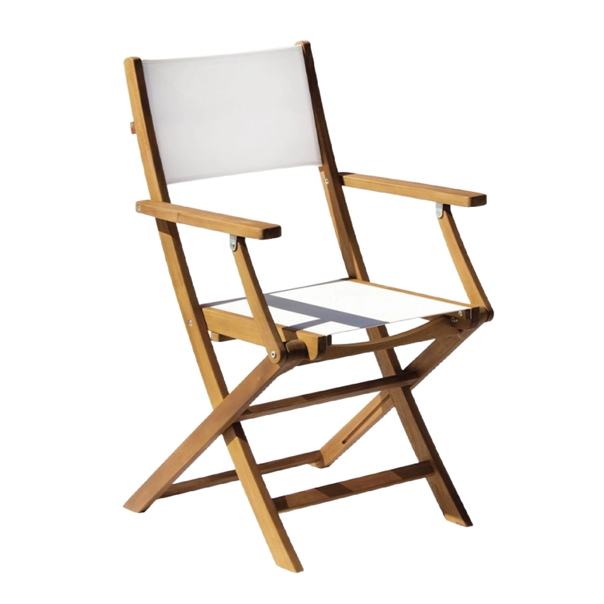 Tupai Kedels Director Folding Wooden Garden Chair with Armrests — 1
