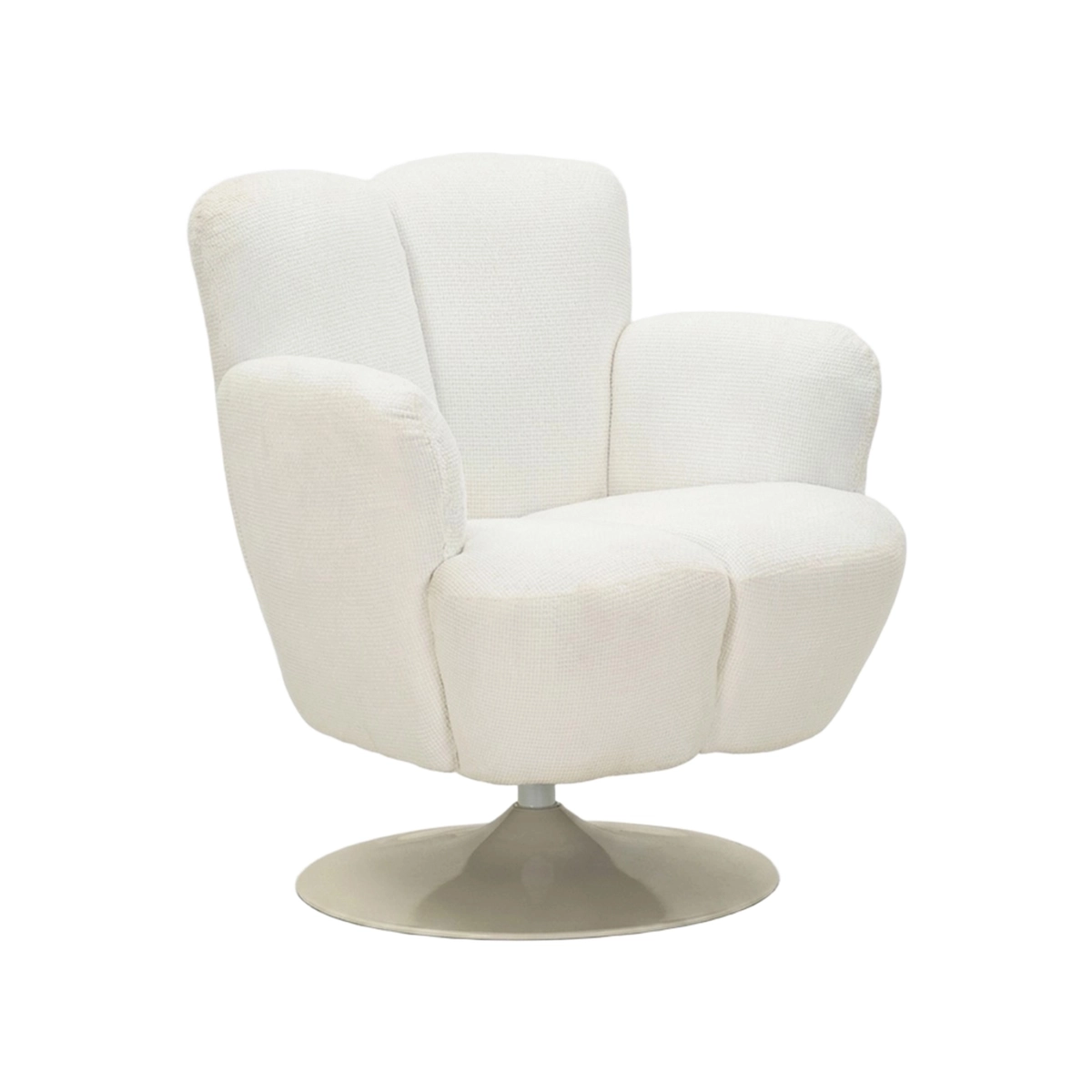 Monaco Poise Upholstered Retro Swivel Armchair for Living Room — 1
