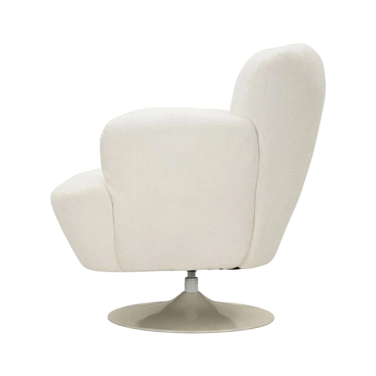 Monaco Poise Upholstered Retro Swivel Armchair for Living Room — 4