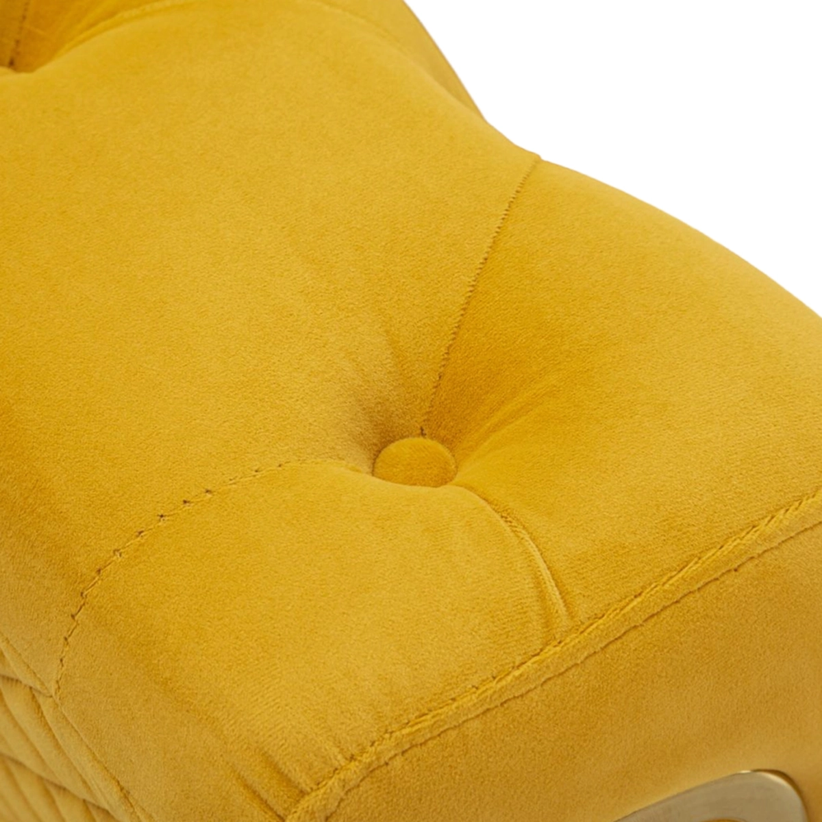 Emy 2-Seater Tufted Velvet Sofa with Cushions — 6