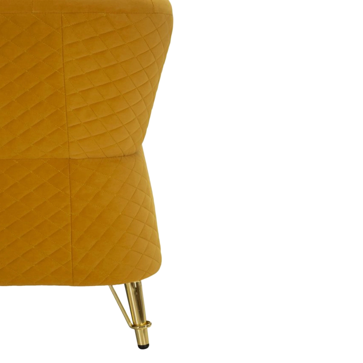 Emy 2-Seater Tufted Velvet Sofa with Cushions — 7