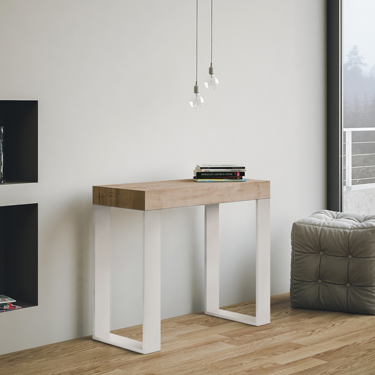 Tecno Extendable Console Table up to 14 Seats 90x40-300 — 2